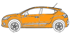 полная покраска citroen ds4
